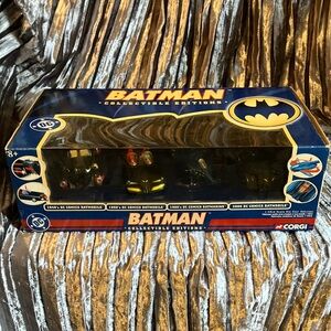 Corgi's DC Comics Batman vehicles - Set of 4 die cast Batmobiles
